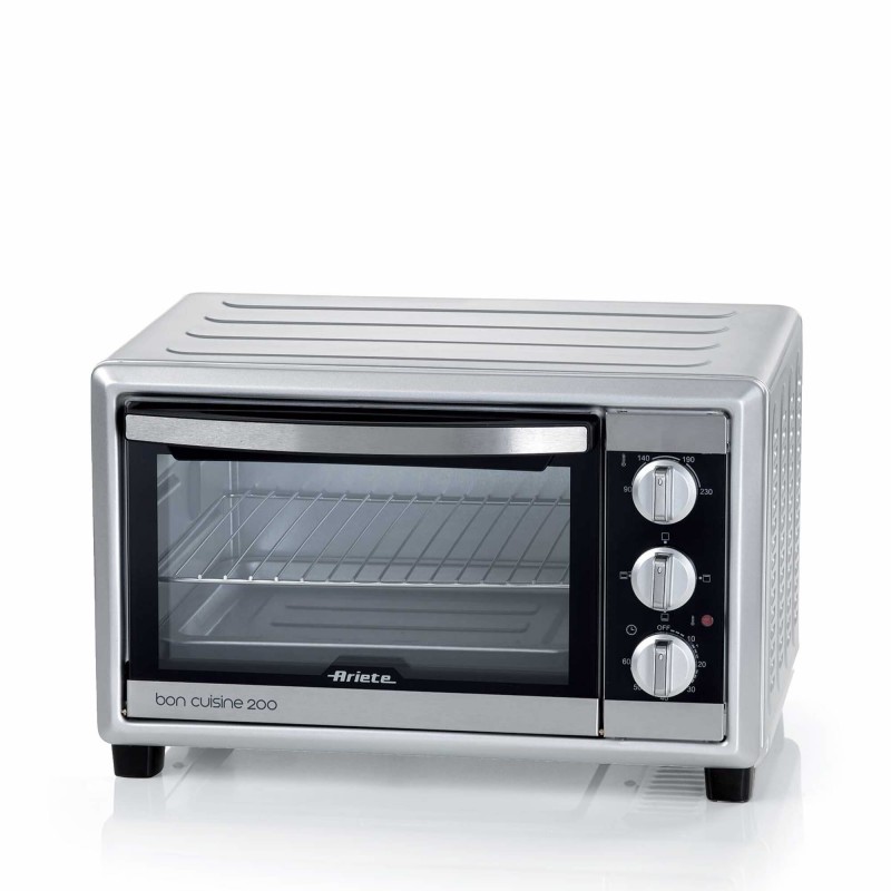 Ariete 00C098121AR0 horno tostador 20 L 1380 W Negro, Plata Parrilla