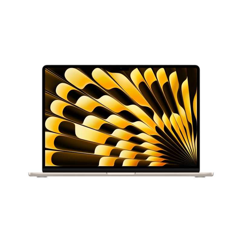 Apple MacBook Air Apple M M3 Portátil 38,9 cm (15.3") 8 GB 256 GB SSD Wi-Fi 6E (802.11ax) macOS Sonoma Beige