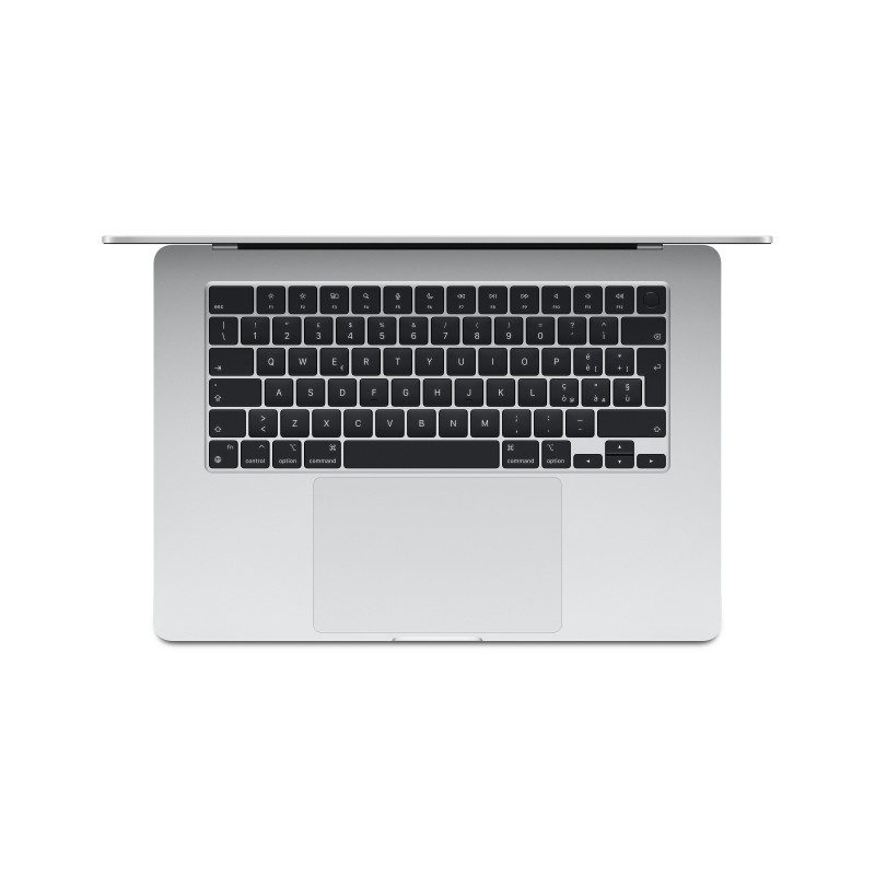 Apple MacBook Air Apple M M3 Portátil 38,9 cm (15.3") 8 GB 256 GB SSD Wi-Fi 6E (802.11ax) macOS Sonoma Plata