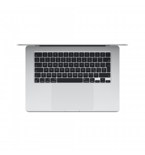 Apple MacBook Air Apple M M3 Portátil 38,9 cm (15.3") 8 GB 256 GB SSD Wi-Fi 6E (802.11ax) macOS Sonoma Plata