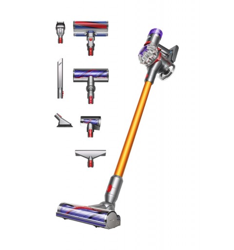 Dyson V8 Absolute aspirapolvere senza filo Argento, Giallo Senza sacchetto