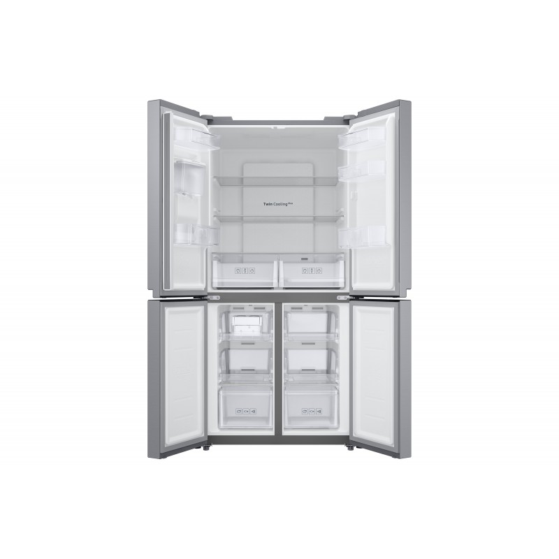 Samsung RF48A401EM9 Side-by-Side Kühlkombination Freistehend E Edelstahl