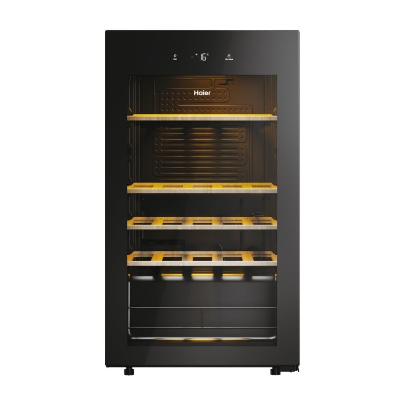 Haier Wine Bank 50 Serie 3 HWS34GGH1 Refroidisseur de vin compresseur Pose libre Noir 34 bouteille(s)