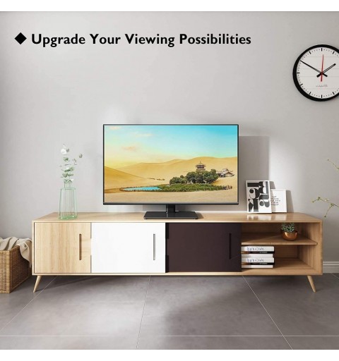 Techly ICA-LCD 323S supporto da tavolo per Tv a schermo piatto 109,2 cm (43") Nero Scrivania