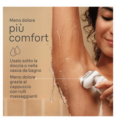 Braun Silk-épil 9 Flex 9-360 3D 40 pinzas Rosa, Blanco