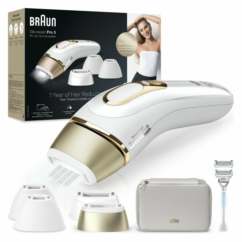 Braun Silk-expert Pro PL5356 Lichtimpulstechnologie (IPL) Gold, Weiß