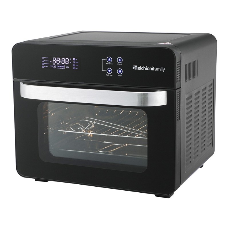 Melchioni 118340025 Backofen 24 l 1700 W Schwarz