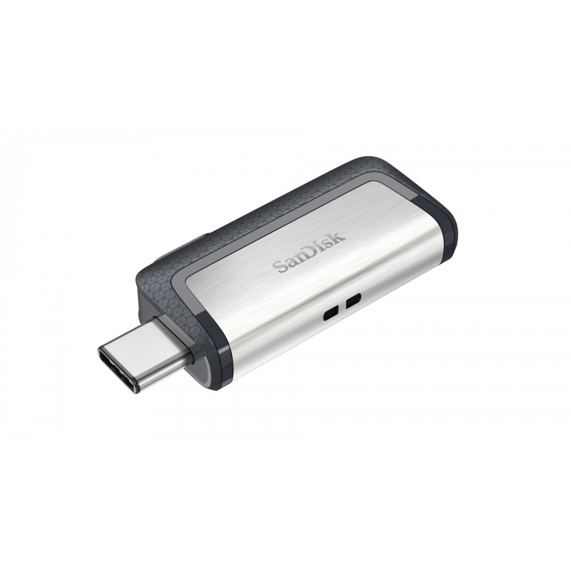 SanDisk Ultra Dual Drive USB Type-C unità flash USB 128 GB USB Type-A USB Type-C 3.2 Gen 1 (3.1 Gen 1) Nero, Argento