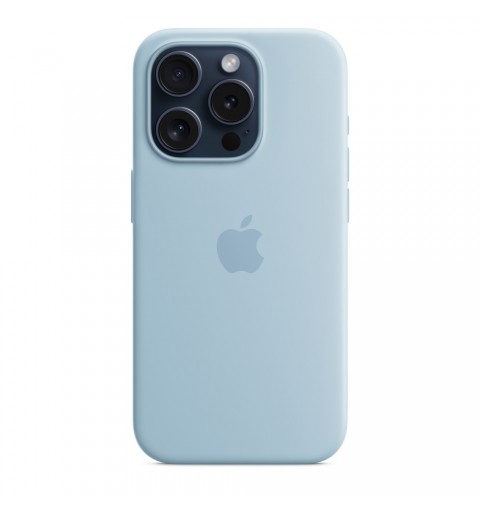 Apple Coque en silicone avec MagSafe pour iPhone 15 Pro - Bleu clair