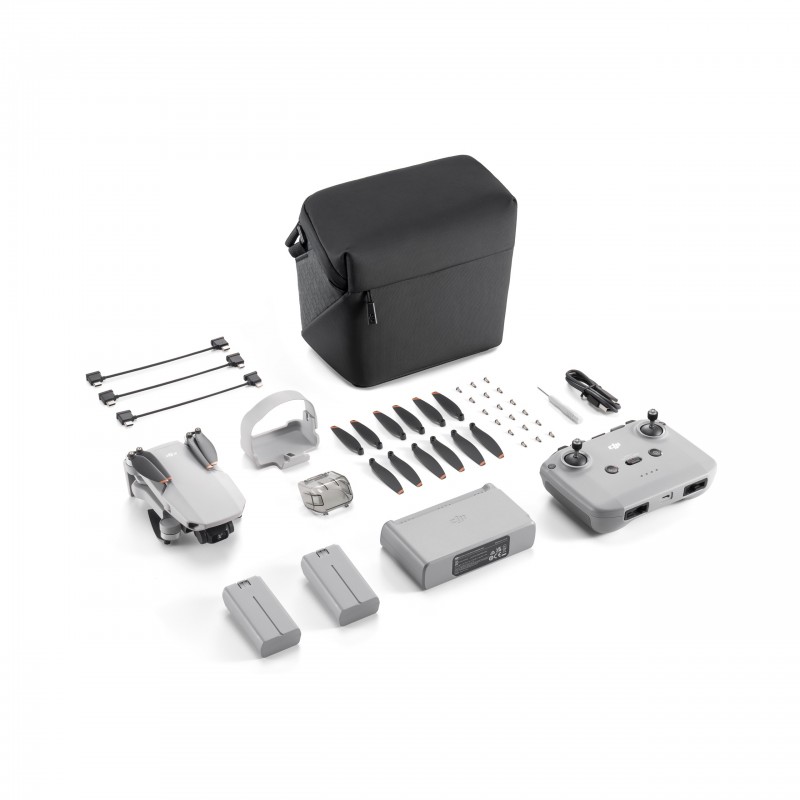 DJI Mini 2 SE Fly More Combo 4 Rotoren Quadrocopter 12 MP 2720 x 1530 Pixel 2250 mAh Schwarz, Grau