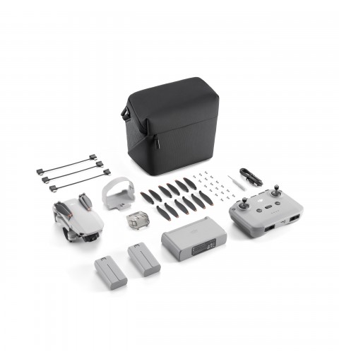 DJI Mini 2 SE Fly More Combo 4 Rotoren Quadrocopter 12 MP 2720 x 1530 Pixel 2250 mAh Schwarz, Grau