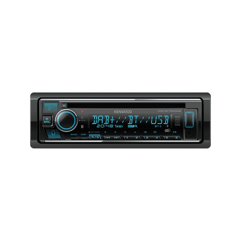 Kenwood KDC-BT760DAB Nero 50 W Bluetooth