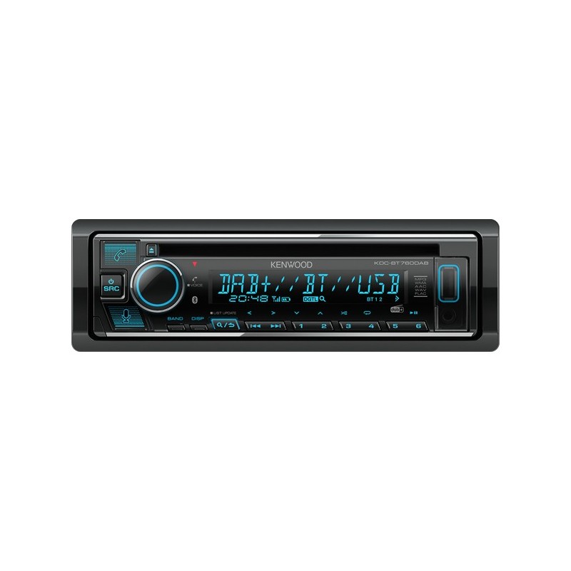 Kenwood KDC-BT760DAB Noir 50 W Bluetooth