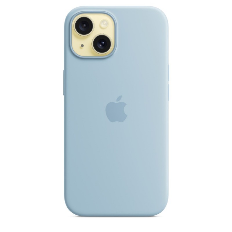 Apple Custodia MagSafe in silicone per iPhone 15 - Blu chiaro