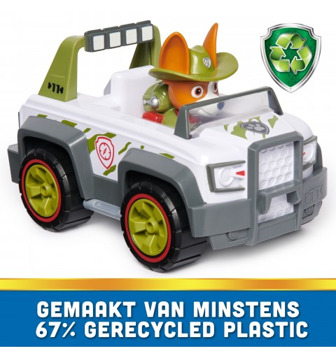 PAW Patrol , Veicolo Jungle Cruiser di Tracker, Veicolo e Personaggio Tracker, Giochi Bambini, 3+ anni