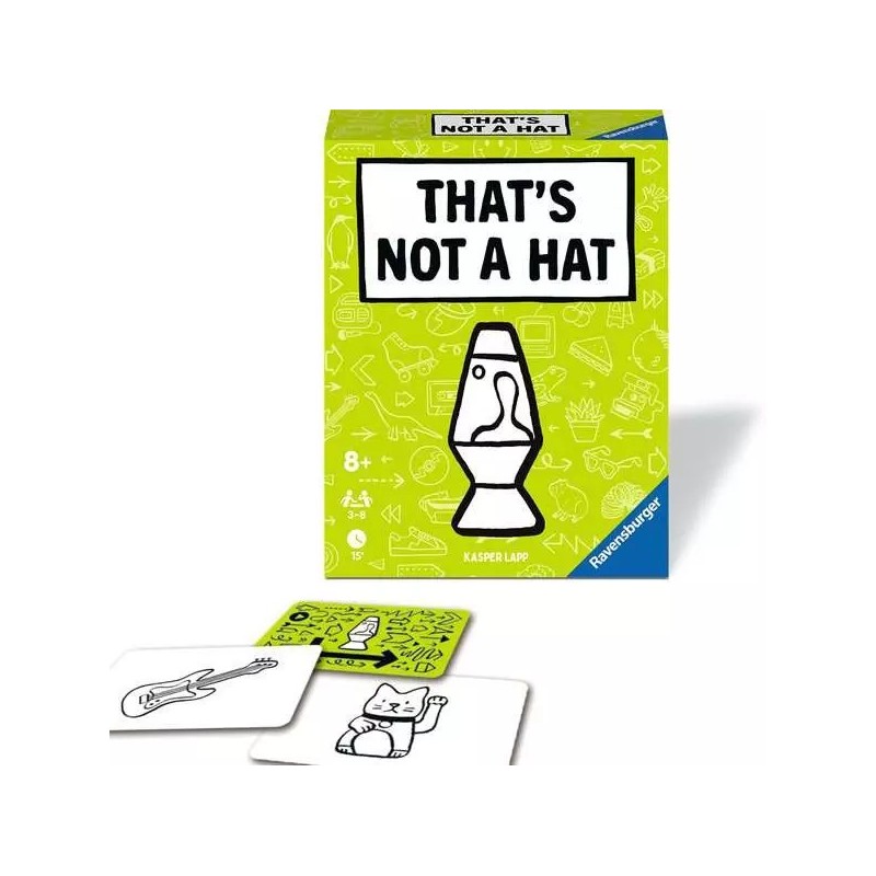 Ravensburger 22589 gioco da tavolo That's not a hat 10 min Carta da gioco Apprendimento