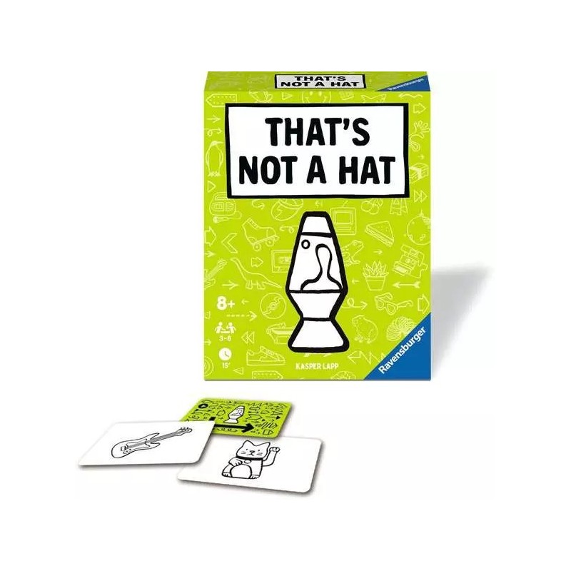 Ravensburger 22589 board card game That's not a hat 10 min Learning