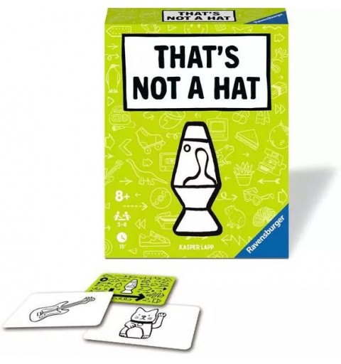 Ravensburger 22589 gioco da tavolo That's not a hat 10 min Carta da gioco Apprendimento