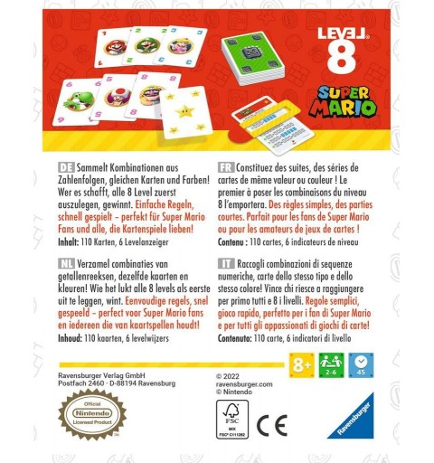 Ravensburger Super Mario Level 8 Carta da gioco