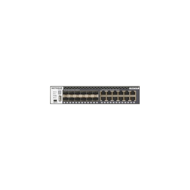 NETGEAR M4300-12X12F Managed L2 L3 10G Ethernet (100 1000 10000) 1U Black