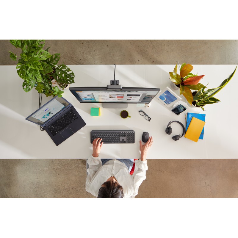 Logitech Mx Keys For Business tastiera Bluetooth Italiano Grafite