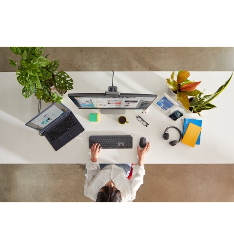 Logitech Mx Keys For Business tastiera Bluetooth Italiano Grafite