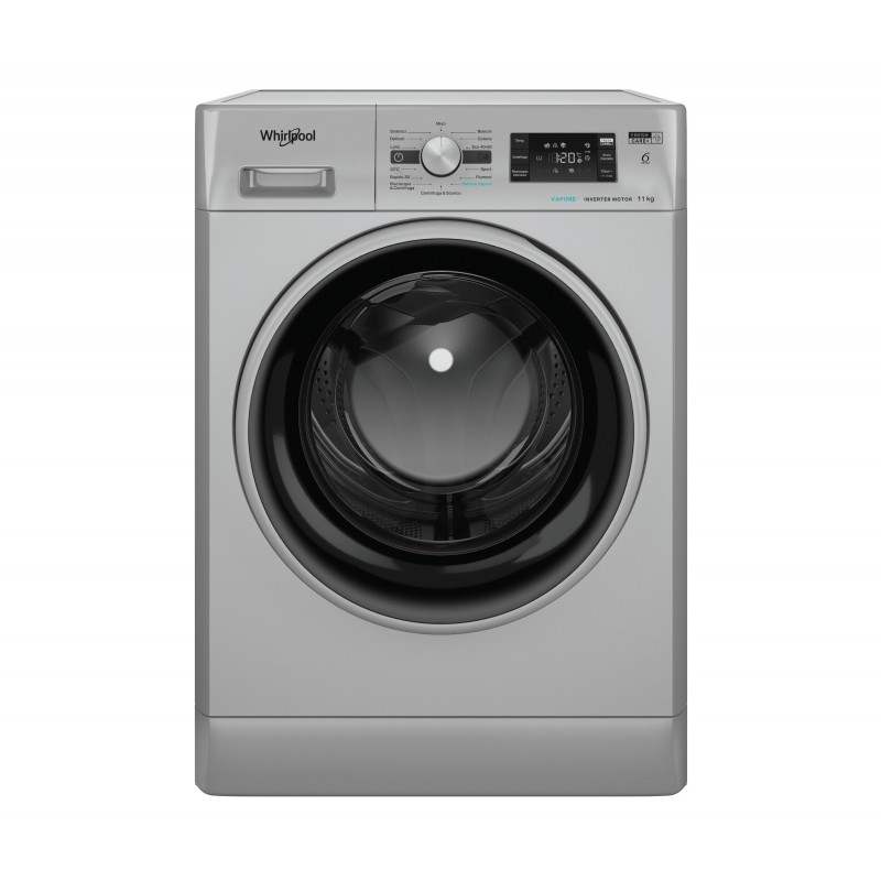 Whirlpool FFB 116 SILVER IT lavatrice Caricamento frontale 11 kg 1400 Giri min Argento