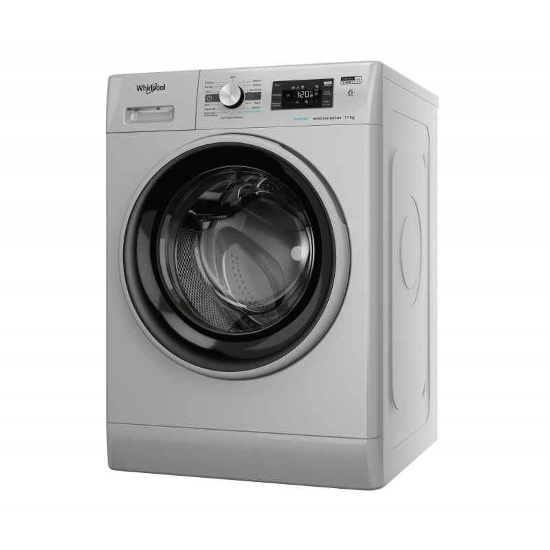 Whirlpool FFB 116 SILVER IT lavadora Carga frontal 11 kg 1400 RPM Plata