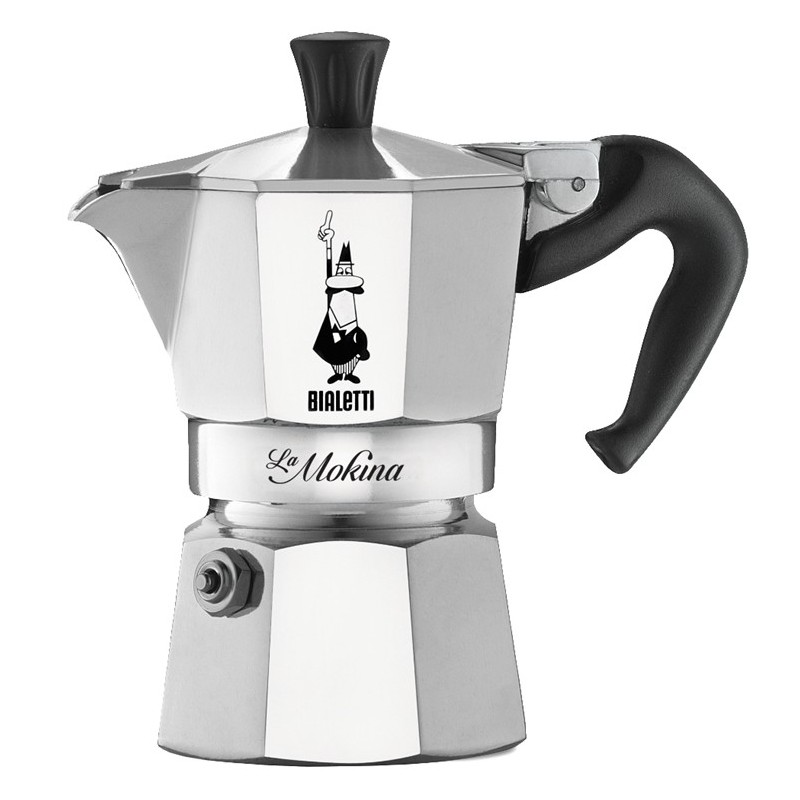 Bialetti 0002380 manual coffee maker Moka pot 0.4 L Stainless steel