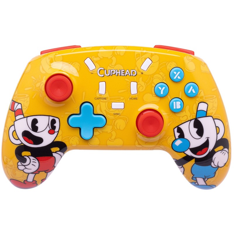 Qubick ACSW0242 Gaming Controller Yellow Bluetooth USB Gamepad Analogue Digital Nintendo Switch, Nintendo Switch Lite,