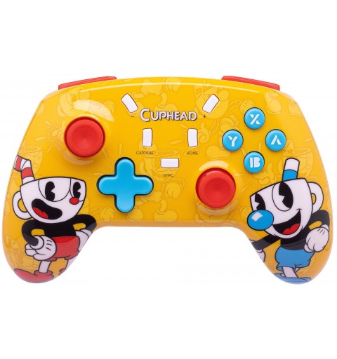 Qubick ACSW0242 Gaming Controller Yellow Bluetooth USB Gamepad Analogue Digital Nintendo Switch, Nintendo Switch Lite,