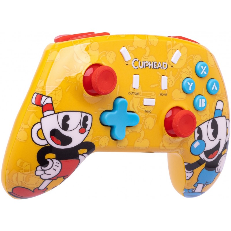 Qubick ACSW0242 Gaming Controller Yellow Bluetooth USB Gamepad Analogue Digital Nintendo Switch, Nintendo Switch Lite,