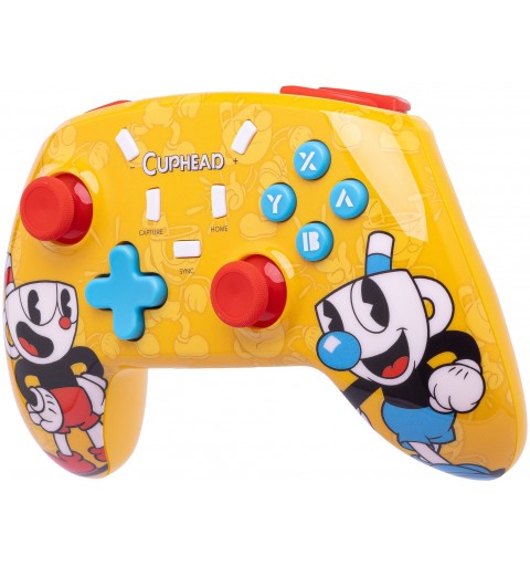 Qubick ACSW0242 Gaming Controller Yellow Bluetooth USB Gamepad Analogue Digital Nintendo Switch, Nintendo Switch Lite,