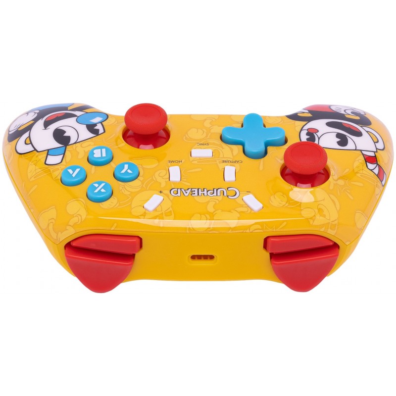 Qubick ACSW0242 Gaming Controller Yellow Bluetooth USB Gamepad Analogue Digital Nintendo Switch, Nintendo Switch Lite,