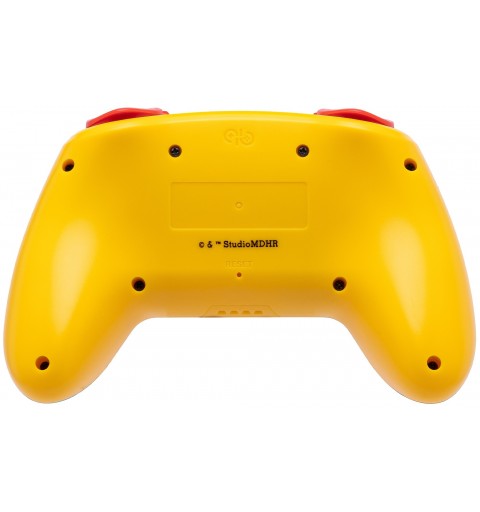 Qubick ACSW0242 mando y volante Amarillo Bluetooth USB Gamepad Analógico Digital Nintendo Switch, Nintendo Switch Lite,