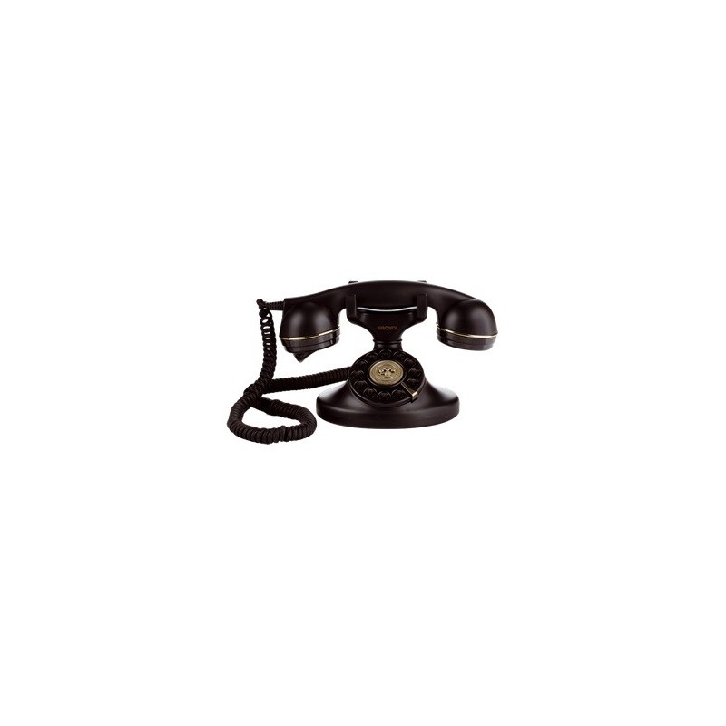Brondi Vintage 10 Analoges Telefon Schwarz