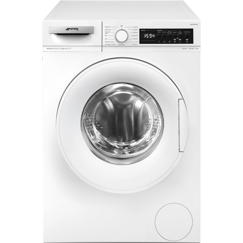 Smeg LB2T82ASIT lavatrice Caricamento frontale 8 kg 1200 Giri min Bianco