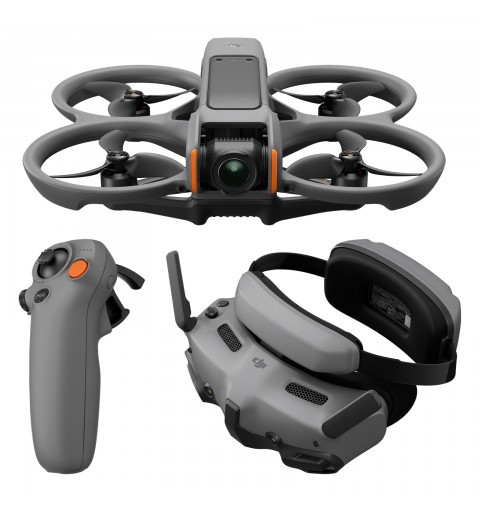 DJI Avata 2 Fly More Combo (1 Battery) 4 Rotoren Quadrocopter 12 MP 3840 x 2880 Pixel 2150 mAh Schwarz