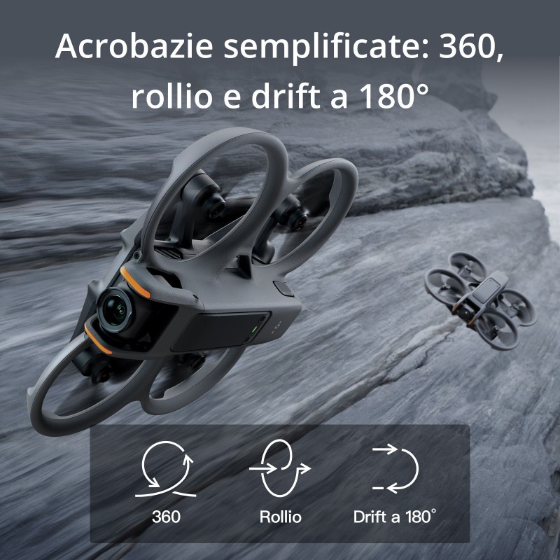 DJI Avata 2 Fly More Combo (1 Battery) 4 Rotoren Quadrocopter 12 MP 3840 x 2880 Pixel 2150 mAh Schwarz