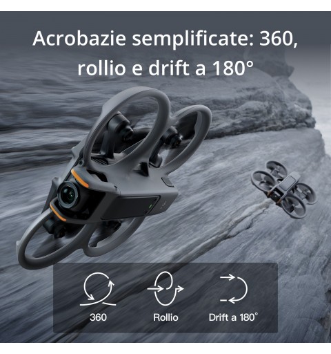 DJI Avata 2 Fly More Combo (1 Battery) 4 Rotoren Quadrocopter 12 MP 3840 x 2880 Pixel 2150 mAh Schwarz