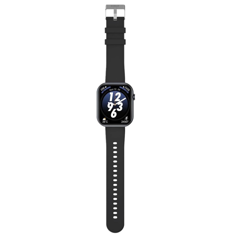 Celly TRAINERMATEBK smartwatch e orologio sportivo 4,6 cm (1.81") Digitale 240 x 240 Pixel Touch screen Nero