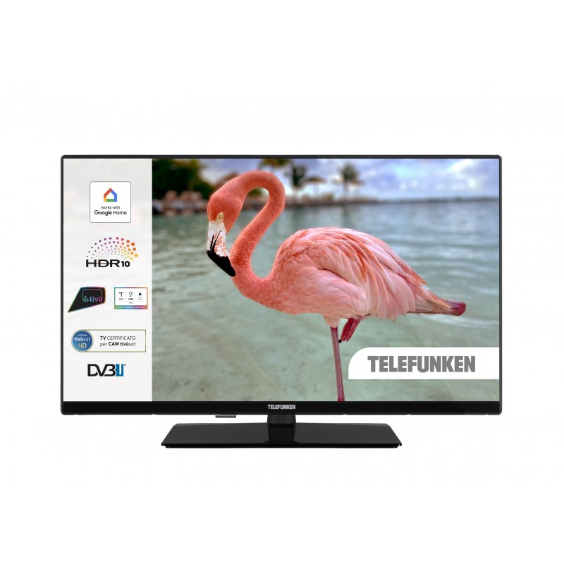 Telefunken TE32750B45V2D Fernseher 81,3 cm (32") HD Smart-TV WLAN Schwarz 250 cd m²