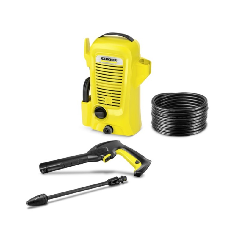 Kärcher K 2 Universal Edition Limpiadora de alta presión o Hidrolimpiadora Compacto Eléctrico 360 l h 1400 W Negro, Amarillo