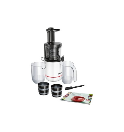 Bosch MESM500W juice maker Slow juicer 150 W Black, White