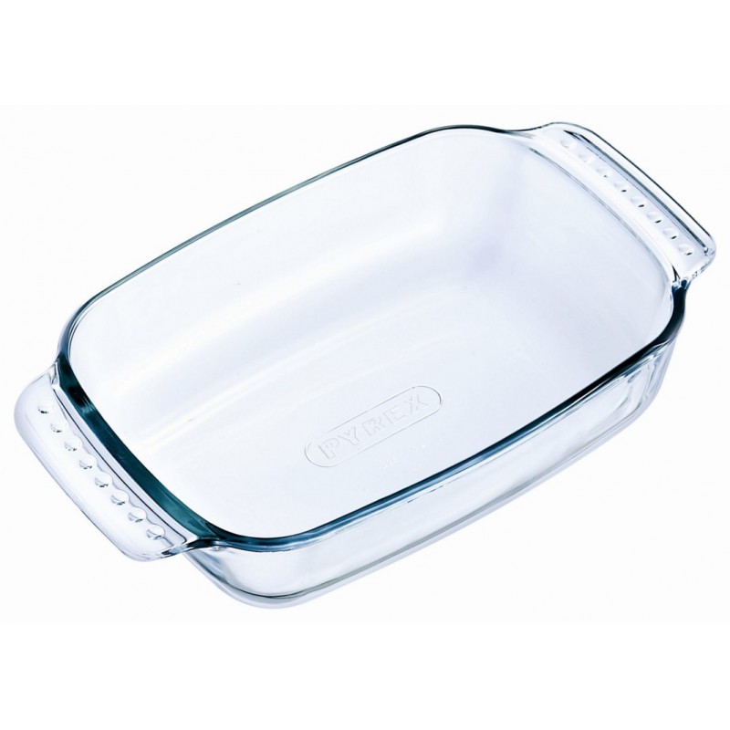 Pyrex 3426470010641 Teller Rechteckig Gehärtetes Glas Transparent 1 Stück(e)