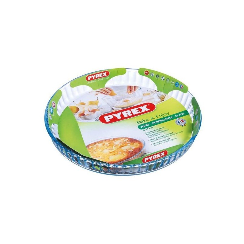 Pyrex Teglia Rotonda in Vetro temperato 27 cm