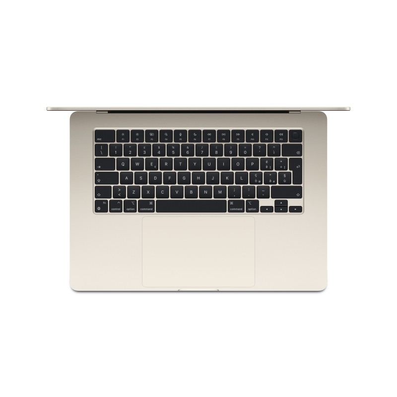 Apple MacBook Air Apple M M3 Ordinateur portable 38,9 cm (15.3") 8 Go 512 Go SSD Wi-Fi 6E (802.11ax) macOS Sonoma Beige