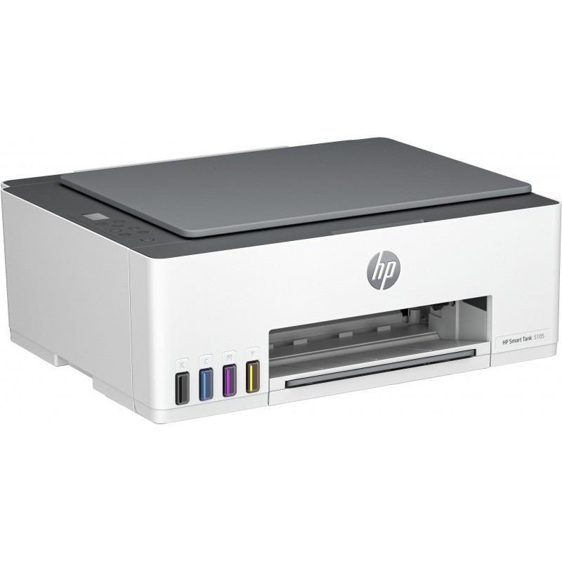 HP Smart Tank Stampante multifunzione 5105, Colore, Stampante per Abitazioni e piccoli uffici, Stampa, copia, scansione,