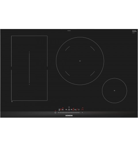 Siemens iQ500 ED875FSB5E hobs Negro Integrado 80 cm Con placa de inducción 4 zona(s)