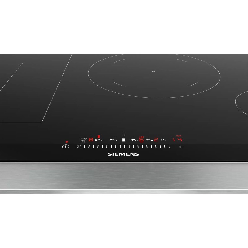 Siemens iQ500 ED875FSB5E hobs Negro Integrado 80 cm Con placa de inducción 4 zona(s)